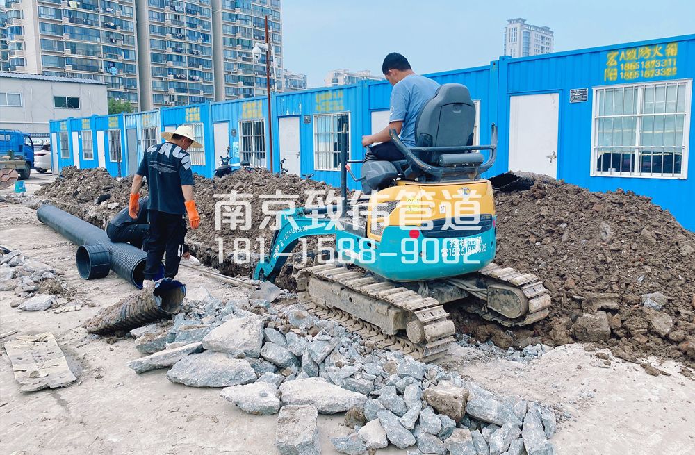 328沿江开挖置换管道